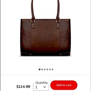 Solo leather tote